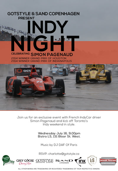 Gotstyle x Sand Copenhagen Present Indy Night With Simon Pagenaud