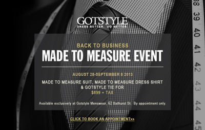 Back To Business Made To Measure Event