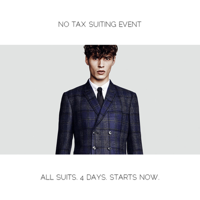 [Closed] No Tax Suit Promo