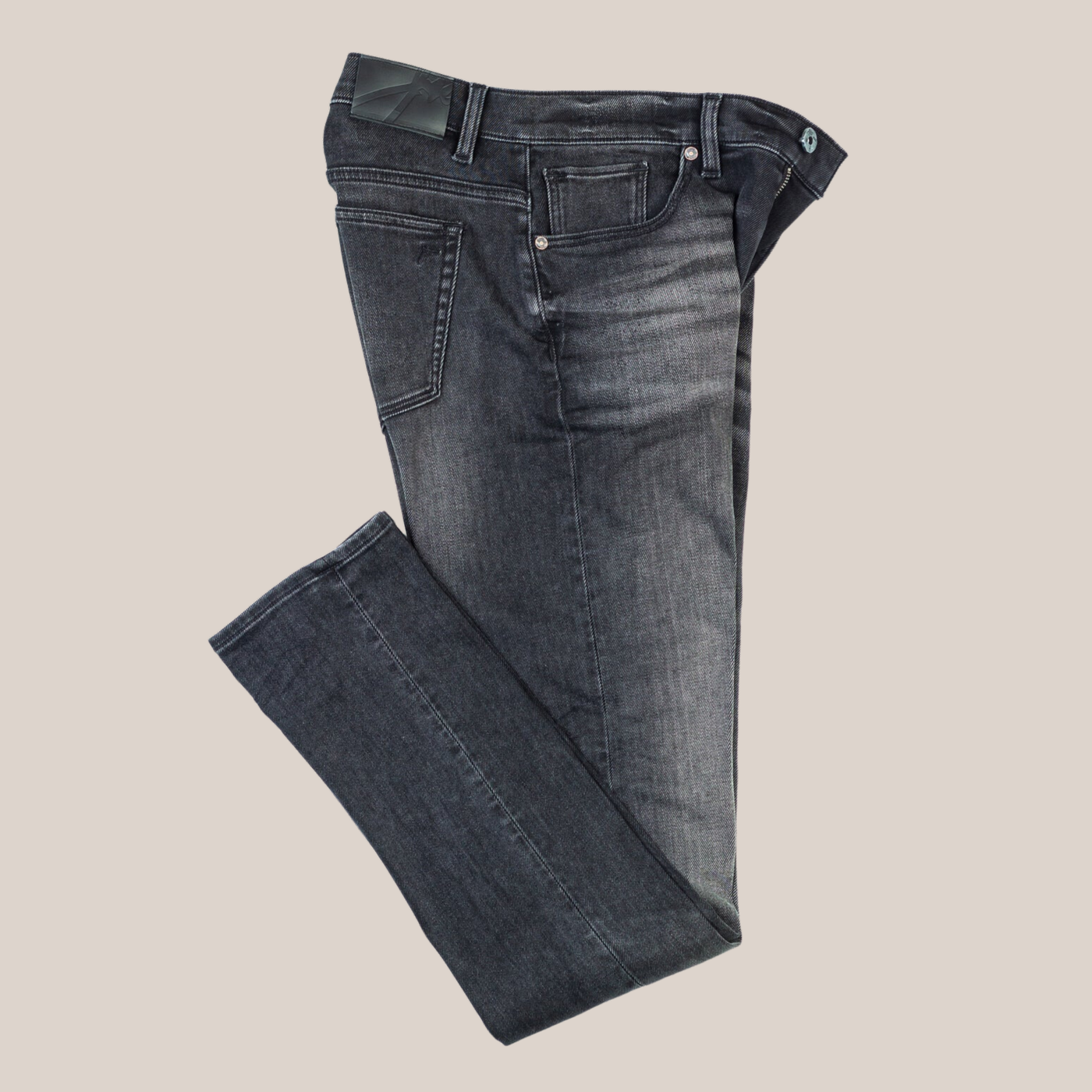 Gotstyle Fashion - Jude Neale Denim Axe Slim Straight Stretch Denim Smoke - Charcoal