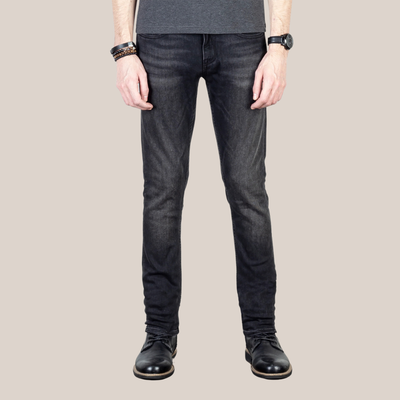 Gotstyle Fashion - Jude Neale Denim Axe Slim Straight Stretch Denim Smoke - Charcoal