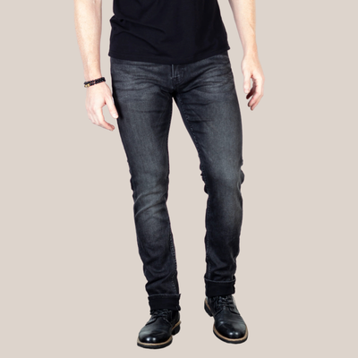 Gotstyle Fashion - Jude Neale Denim Axe Slim Straight Stretch Denim Smoke - Charcoal