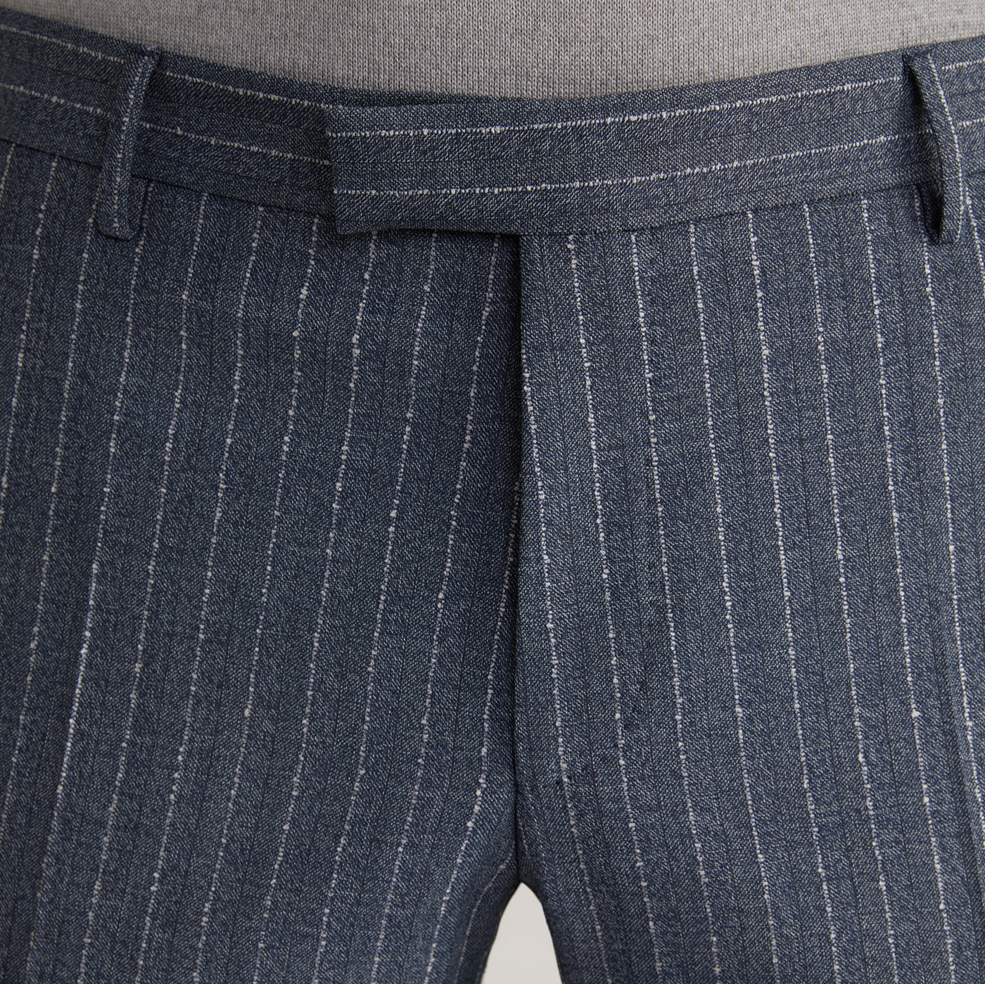 Gotstyle Fashion - Joop! Suits Broken Pinstripe Stretch Wool Suit - Blue