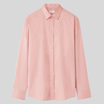 Gotstyle Fashion - Tiger Of Sweden Collar Shirts Twill Stretch Cotton Blend Shirt - Light Rose