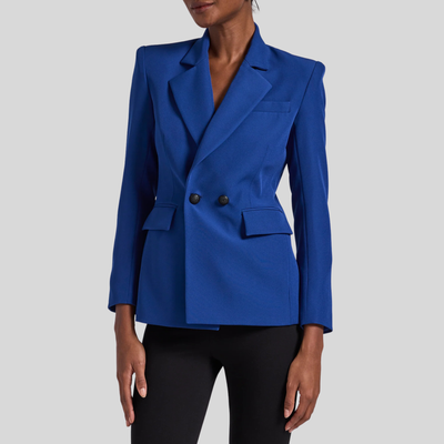 Gotstyle Fashion - Generation Love Blazers Double Button Crepe Blazer - Navy