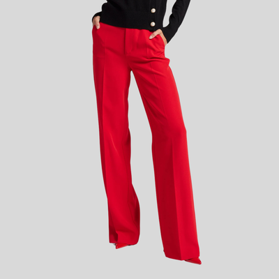 Gotstyle Fashion - Generation Love Pants Flared Crepe Pants - Red