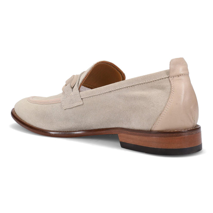 Gotstyle Fashion - Ron White Shoes Suede Horse Bit Loafer - Oyster