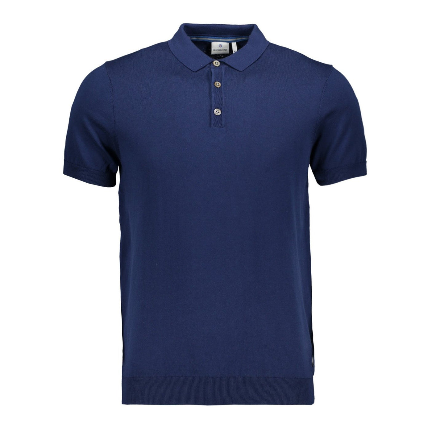 Gotstyle Fashion - Blue Industry Polos Solid Jersey Knit Polo - Blue