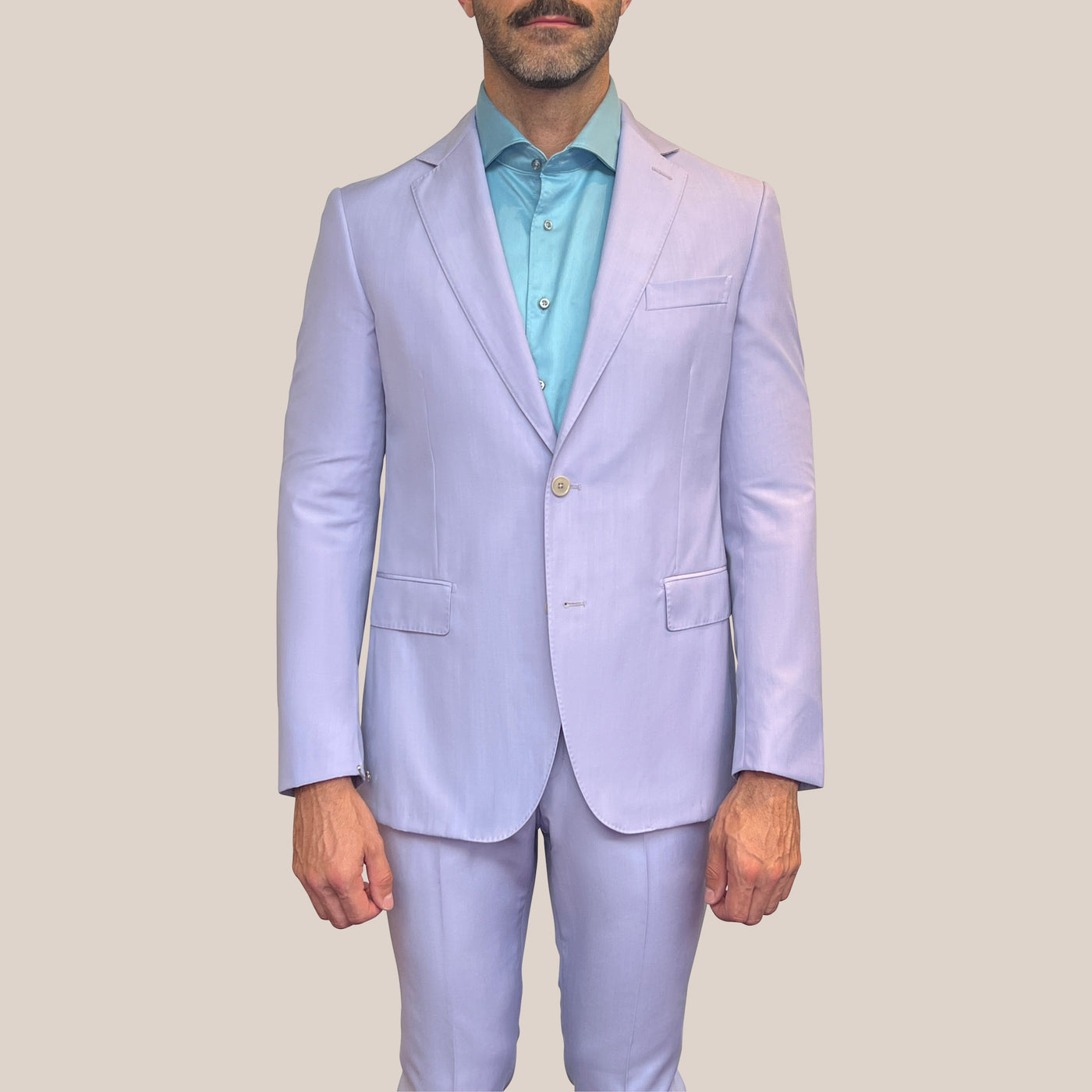 Gotstyle Fashion - Pal Zileri Suits Wool / Lyocell Blend Suit - Lilac