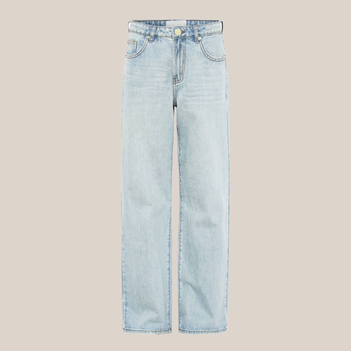 Gotstyle Fashion - One Teaspoon Denim 90s Vibe Mid Waist Wide Leg Flare Jeans - Light Blue