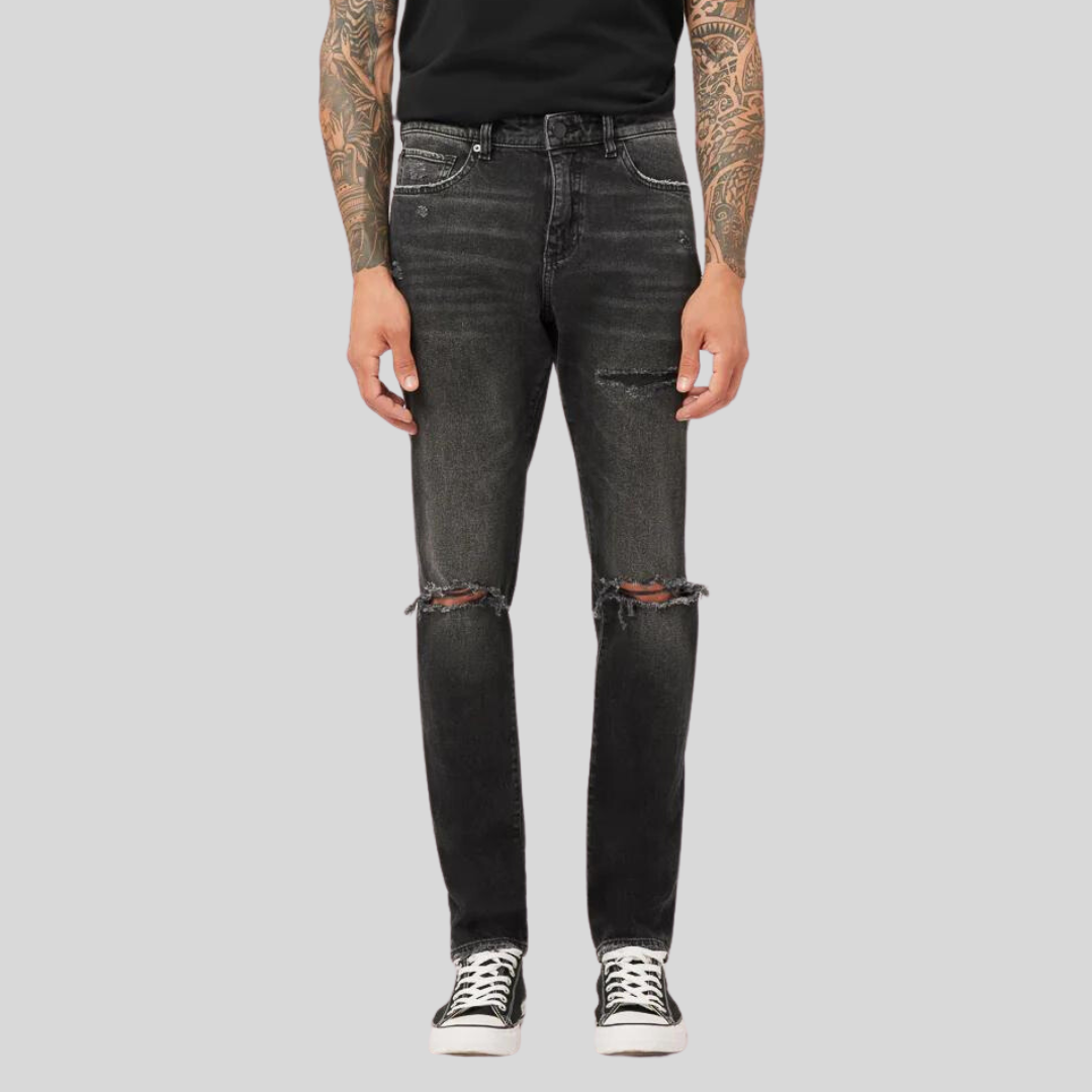 Gotstyle Fashion - DL1961 Denim Slim Fit Tapered Destructed Denim - Nightshade