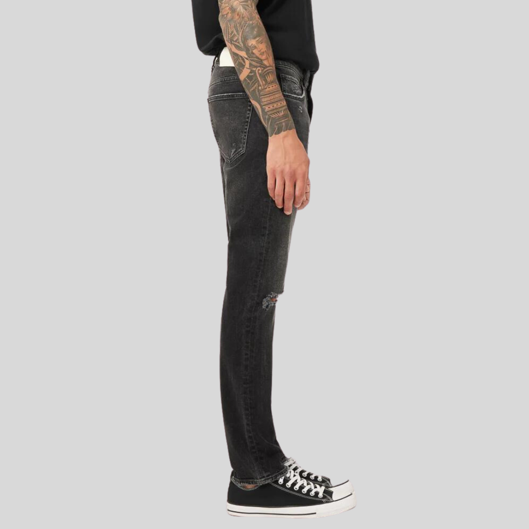 Gotstyle Fashion - DL1961 Denim Slim Fit Tapered Destructed Denim - Nightshade