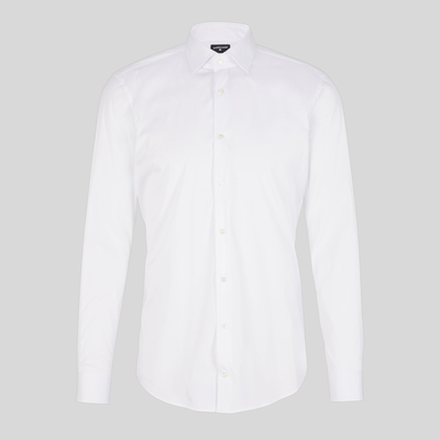 Gotstyle Fashion - Strellson Collar Shirts Slim-Fit Cotton Dress Shirt - White