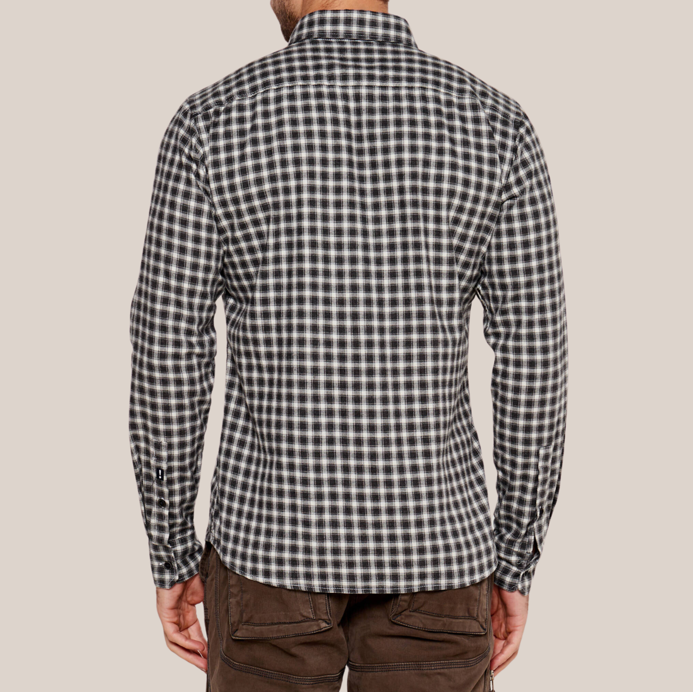 Checks Flannel Shirt - Black