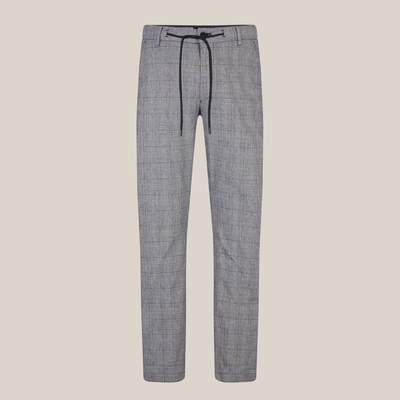 Gotstyle Fashion - Joop! Pants Glen Check Drawstring Chinos - Grey