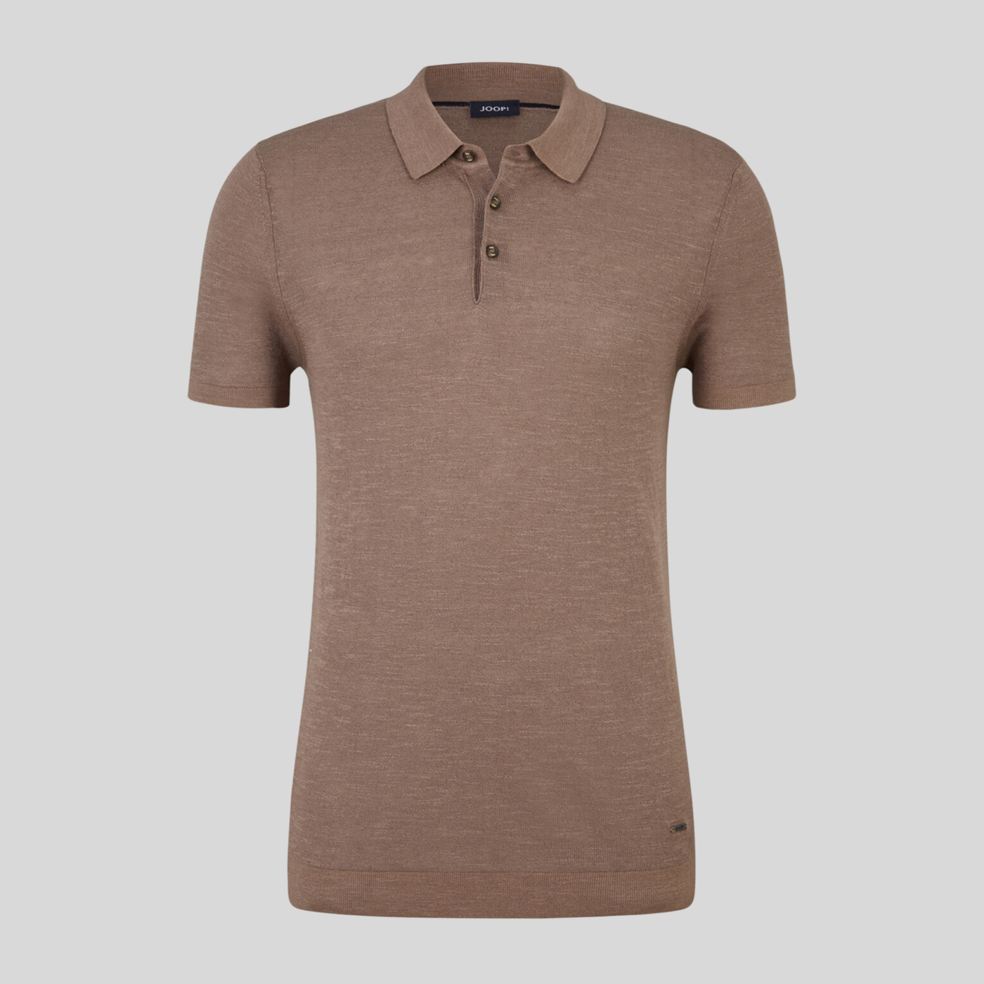 Gotstyle Fashion - Joop! Polos Linen / Cotton Knit Polo - Light Brown