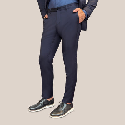 Gotstyle Fashion - Pal Zileri Suits Slim Fit Wool Pant - Navy