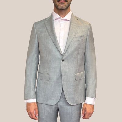 Gotstyle Fashion - Calvaresi Suits Melange Wool Blazer - Grey