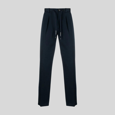 Gotstyle Fashion - Circolo 1901 Pants Pleated Drawstring Pique Weave Pant - Navy