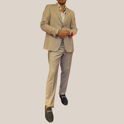 Gotstyle Fashion - PieroGabrieli Suits Wool / Cashmere Flanella Suit - Tan