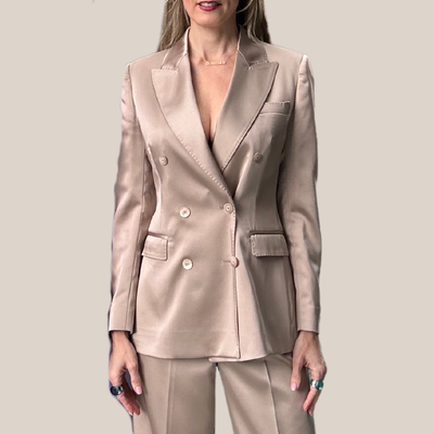 Gotstyle Fashion - Normeet Blazers Double Breasted Blazer - Champagne