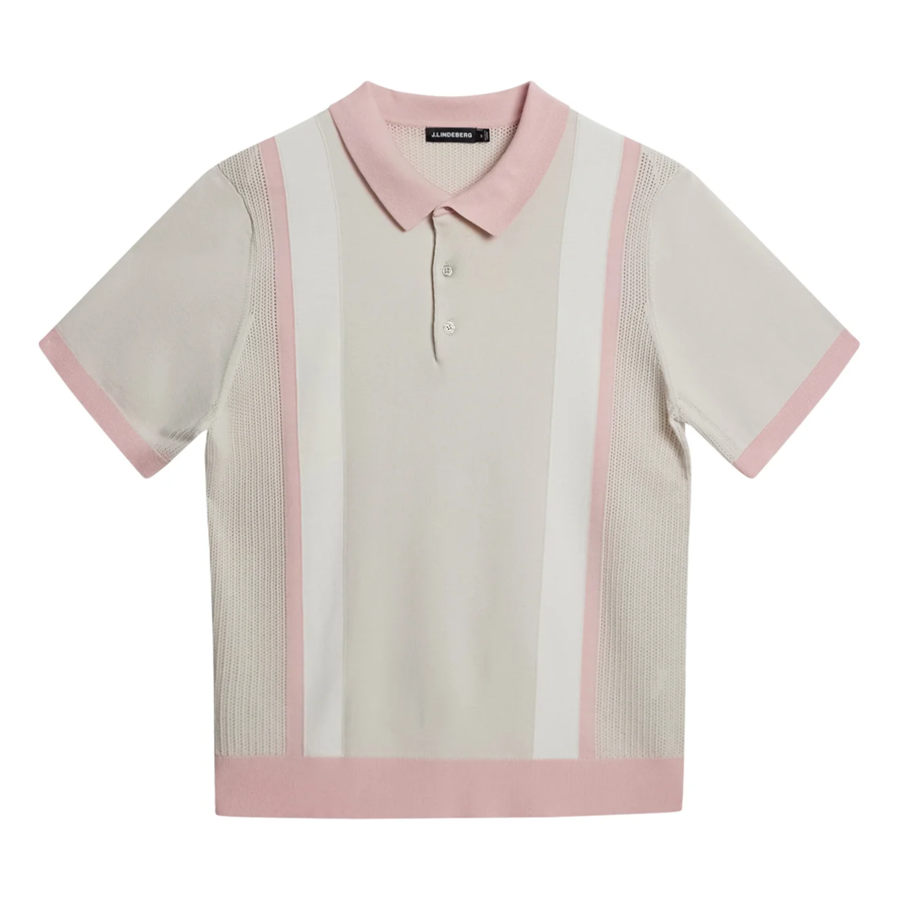 Gotstyle Fashion - J.Lindeberg Polos Contrast Stripe Retro Knit Polo - Beige