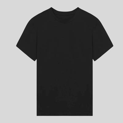 Classic Organic Cotton Crew T-Shirt - Black