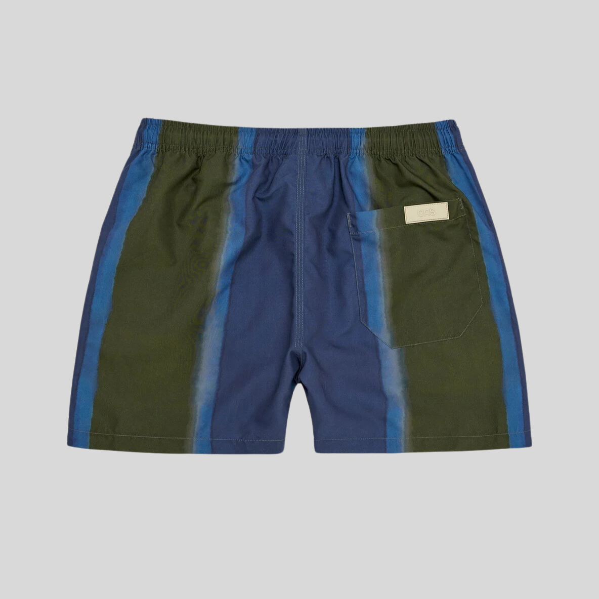 Gotstyle Fashion - OAS Shorts Wide Stripe Swim Shorts - Blue/Army