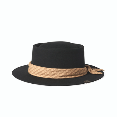 Gotstyle Fashion - Brixton Hats Brixton x Fender Jaguar Contour Wool Felt Fedora - Black