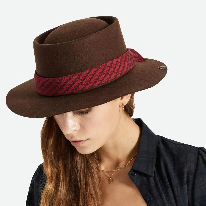 Gotstyle Fashion - Brixton Hats Brixton x Fender Jaguar Contour Wool Felt Fedora - Texas Tea