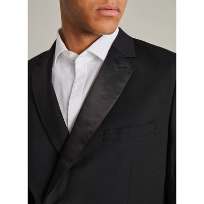 Gotstyle Fashion - Matinique Tuxedo Double Breasted Notch Lapel Tuxedo Blazer - Black