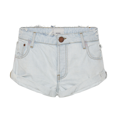 Gotstyle Fashion - One Teaspoon Shorts Low Waist Relaxed Fit Denim Short - Light Blue