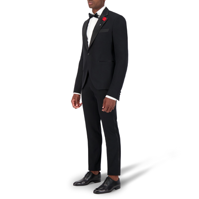 Gotstyle Fashion - Christopher Bates Tuxedo The Godfather Don Vito Corleone Tuxedo - Black