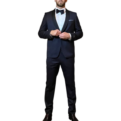 Gotstyle Fashion - Horst Tuxedo Shawl Collar Tuxedo Suit - Navy