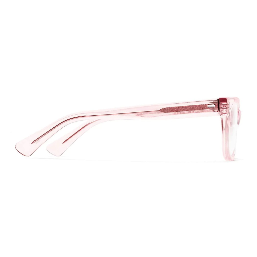 Gotstyle Fashion - Caddis Eyewear Bixby Thick Frame Reading Glasses - Polished Clear Pink