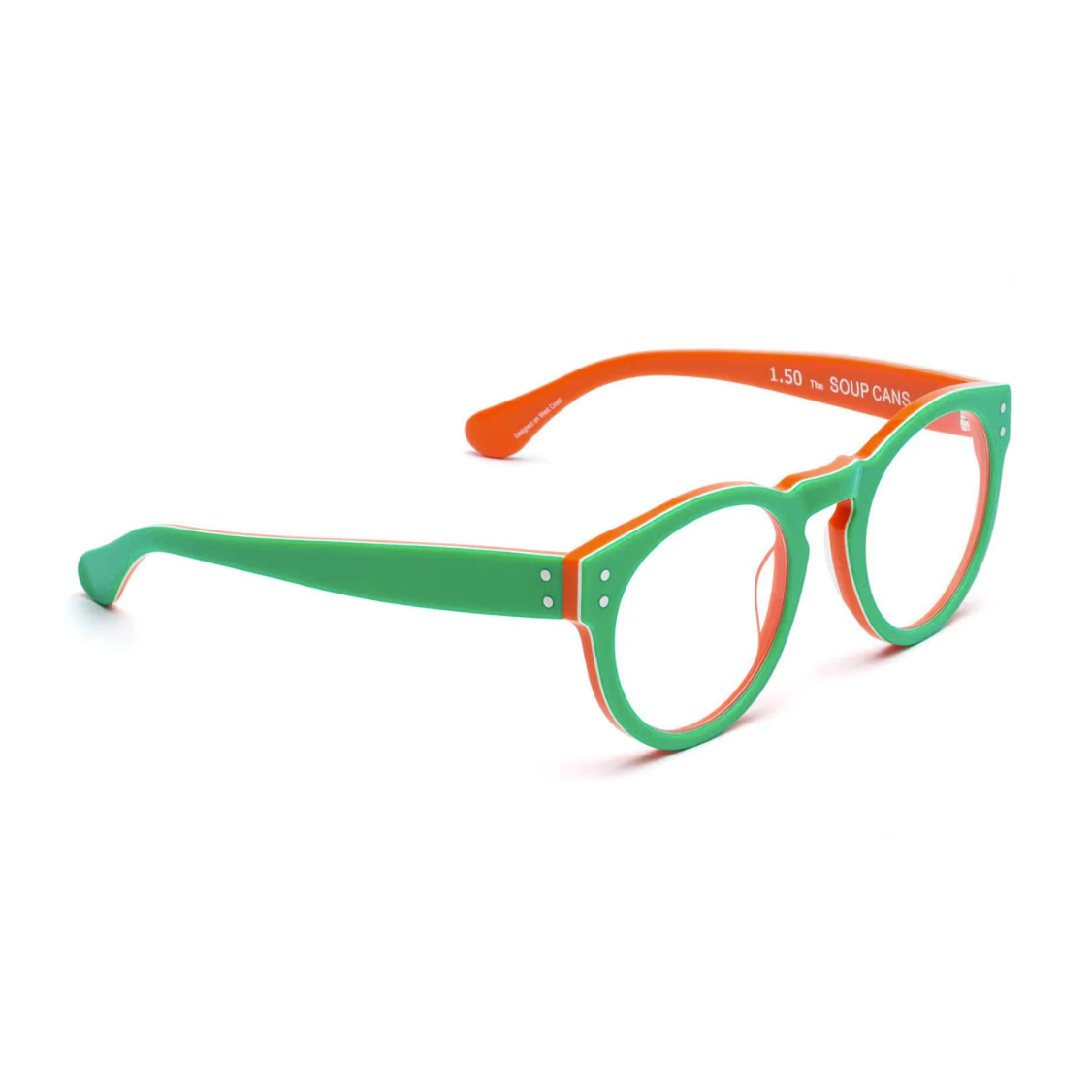 Gotstyle Fashion - Caddis Eyewear Soup Cans Round Reading Glasses - Chelsea Green