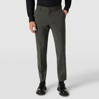 Gotstyle Fashion - Tiger Of Sweden Suits Wool Blend Plain Weave Dress Pant - Green