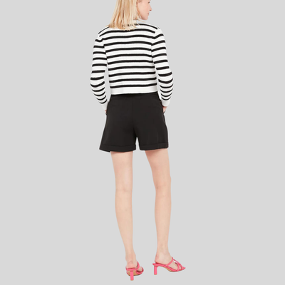 Gotstyle Fashion - Suncoo Shorts Flared Short with Belt - Black