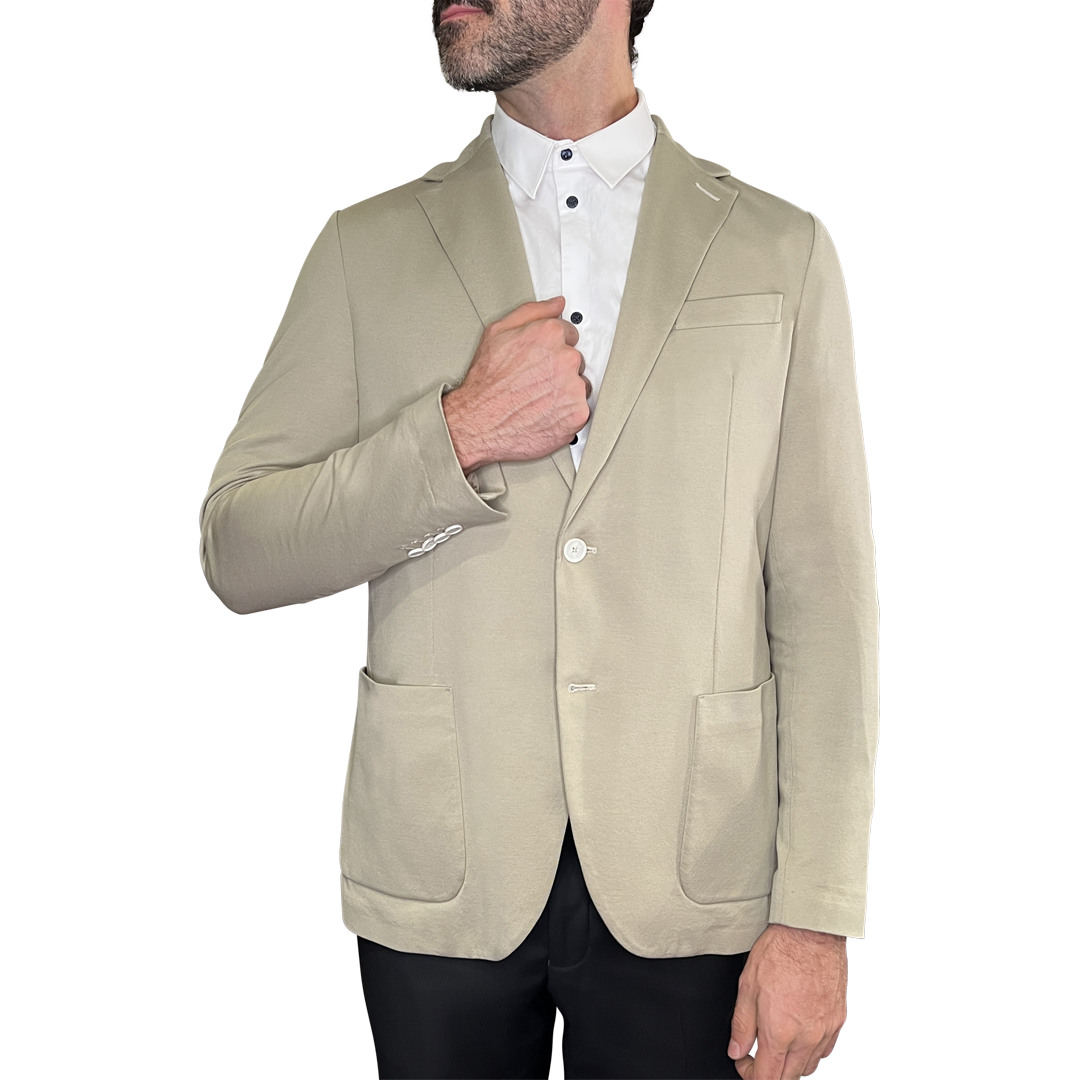 Gotstyle Fashion - Circolo 1901 Blazers Patch Pocket Stretch Pique Jersey Blazer - Mint