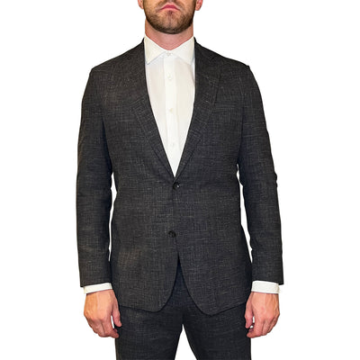 Gotstyle Fashion - Jack Victor Suits Patch Pocket Heathered Suit - Charcoal