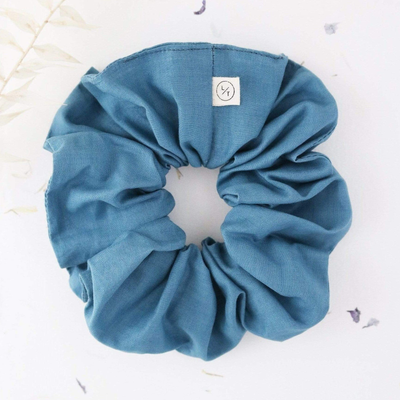 Gotstyle Fashion - Lover's Tempo Jewellery Mini Sunday Cotton Scrunchie - Peacock