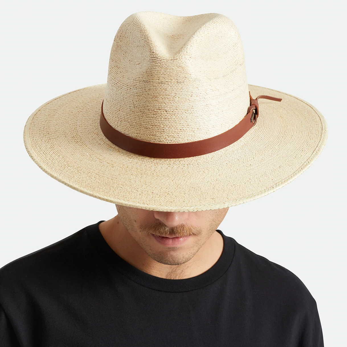 Gotstyle Fashion - Brixton Hats Field Proper Straw Hat with Leather Band - Natural