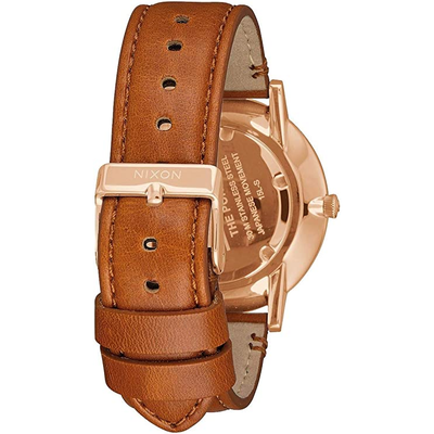 Gotstyle Fashion - Nixon Jewellery Porter Leather - Rose Gold/White/Saddle