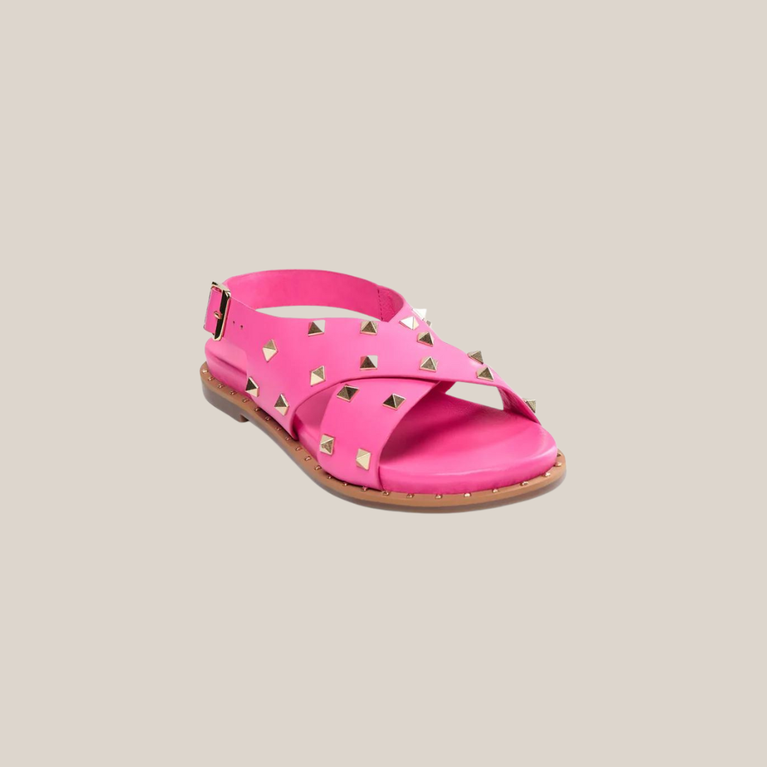 Gotstyle Fashion - Sofie Schnoor Shoes Studded Low Strap Sandal - Pink