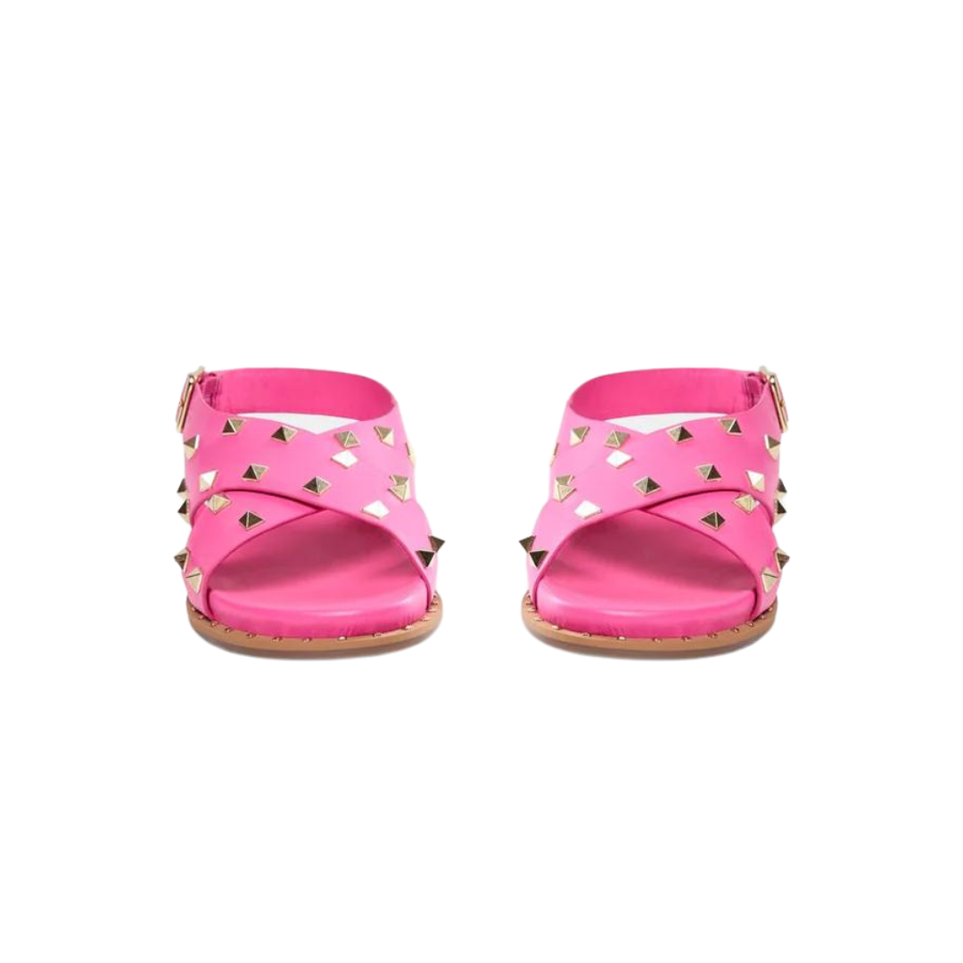 Gotstyle Fashion - Sofie Schnoor Shoes Studded Low Strap Sandal - Pink