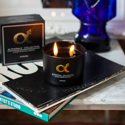 Gotstyle Fashion - AlphaMale Collection Gifts Soy Wax Essential Oils Candle - Power - Patchouli Musk