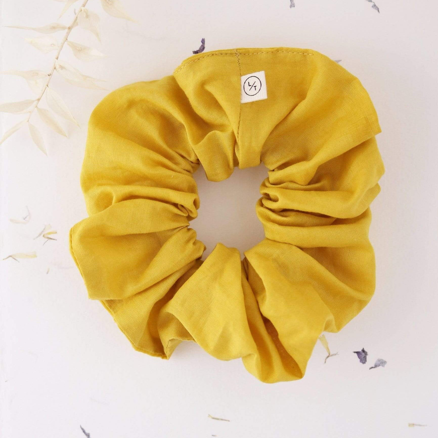 Gotstyle Fashion - Lover's Tempo Jewellery Sunday Cotton Scrunchie - Mustard